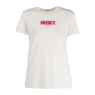 HUSKY t-shirt donna white