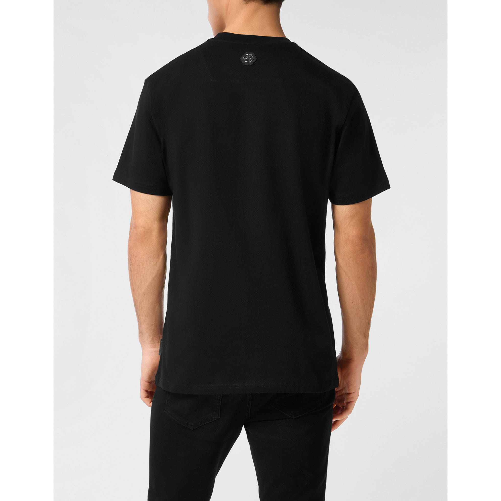 PHILIPP PLEIN Camiseta de cuello redondo y manga corta