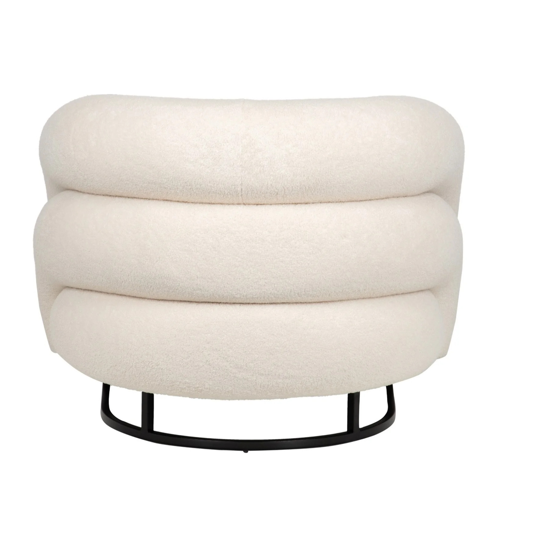 Sillon Boucle Blanco Hanko 89x85x74 Cm