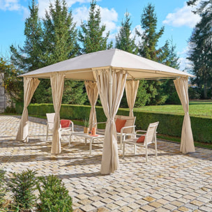 Tonnelle Santorini argile 4x3m