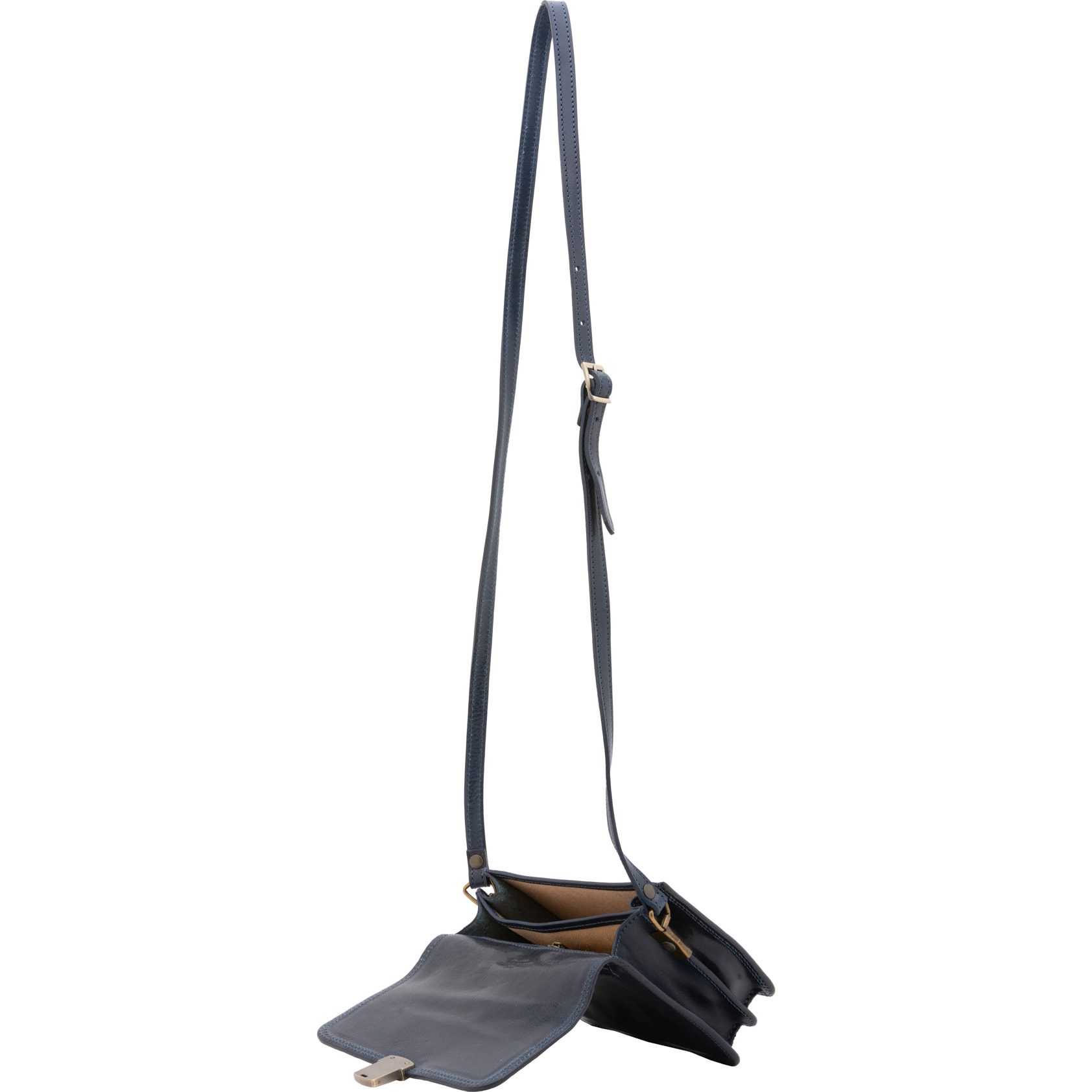 Borsa a tracolla  da donna In Vera pelle Made in Italy 20x16x7 cm