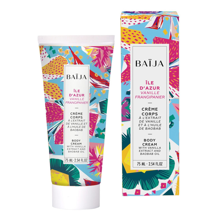 Île d'Azur - Crème Corps à l'extrait de vanille et d'huile de baobab