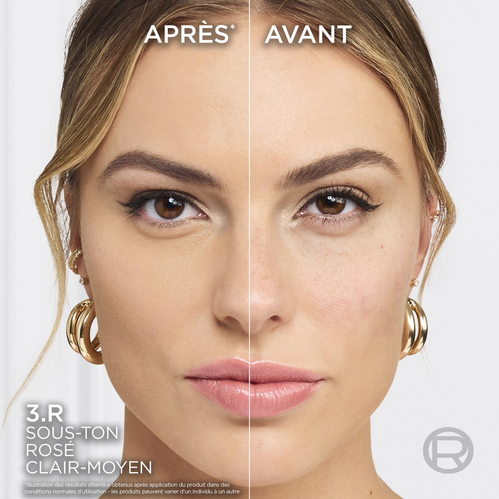 L'Oréal Paris Accord Parfait Fond de Teint Fluide 3.R Beige Rosé 30ml