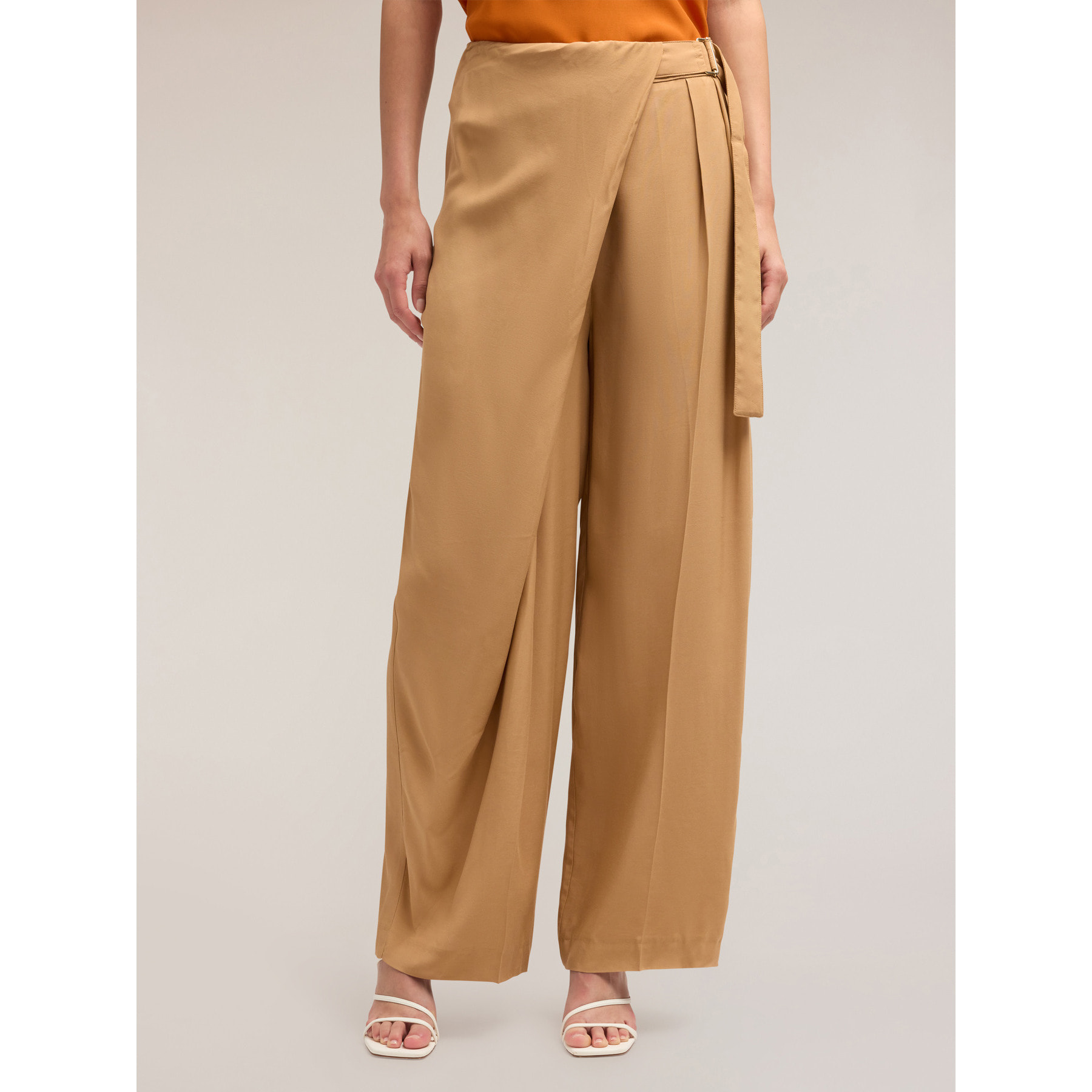 Motivi - Pantaloni pareo in viscosa - Beige