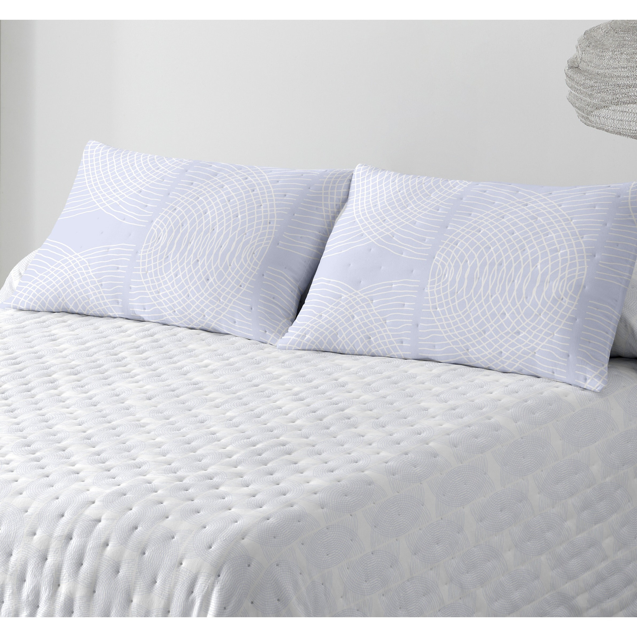 COLCHA SUAVE REVERSIBLE DN NAHIA CIELO