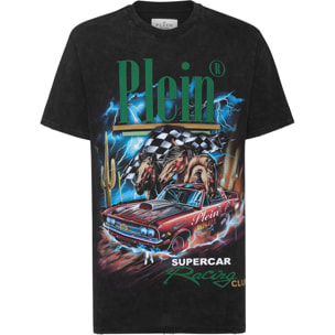 PHILIPP PLEIN T-Shirt Round Neck RACING