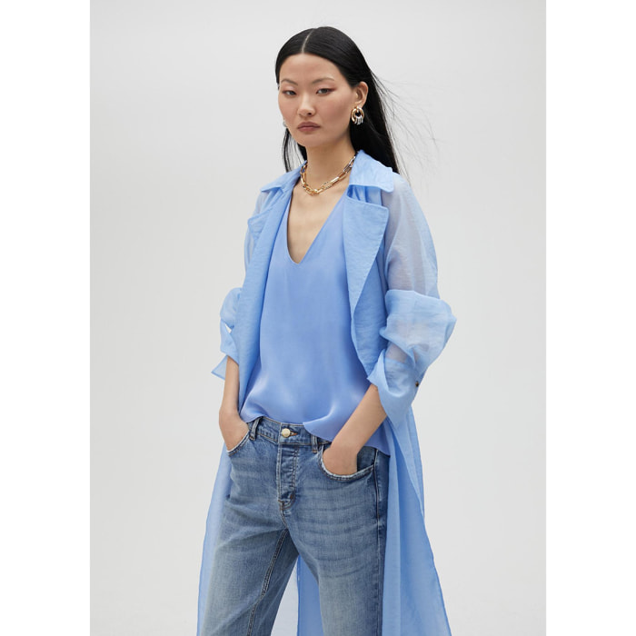Trench in organza
