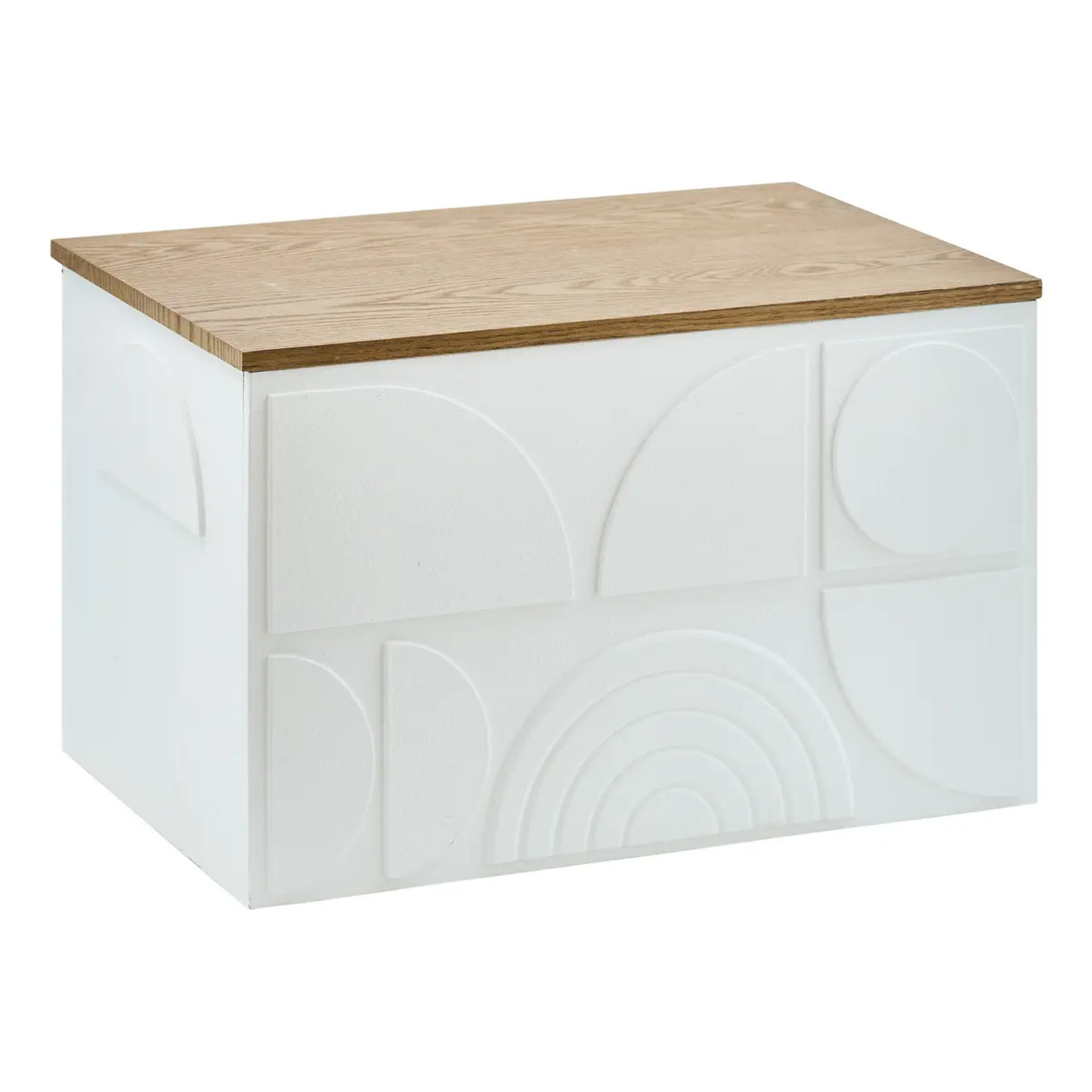 Lot de 4 malles Catalina blanc