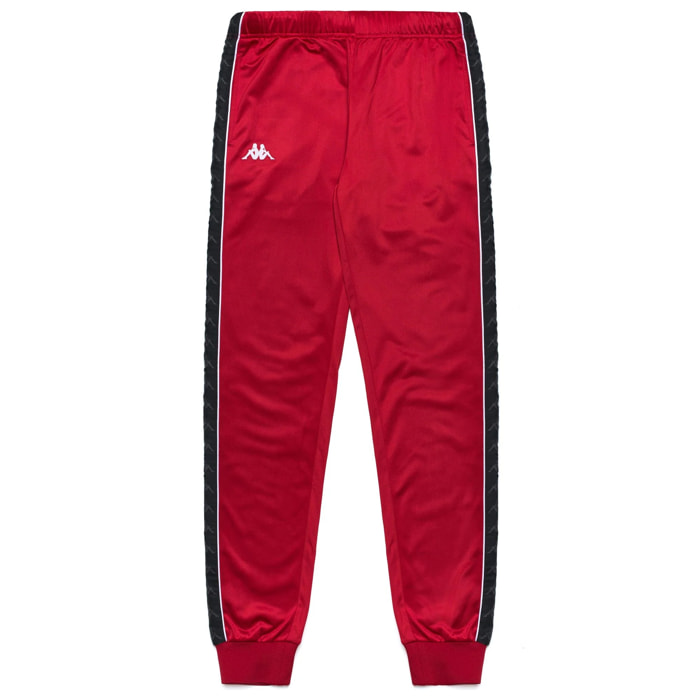 Kappa - Pantalones Mujer Rojo - 222 Banda Wrastoria Slim