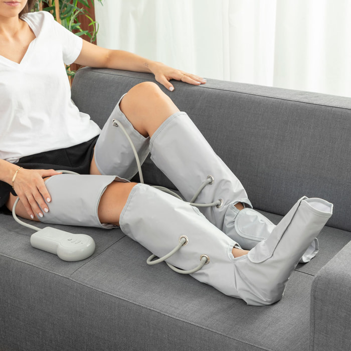 Massaggiatore per gambe a compressione d'aria InnovaGoods - grigio - 50x0,5x60 cm
