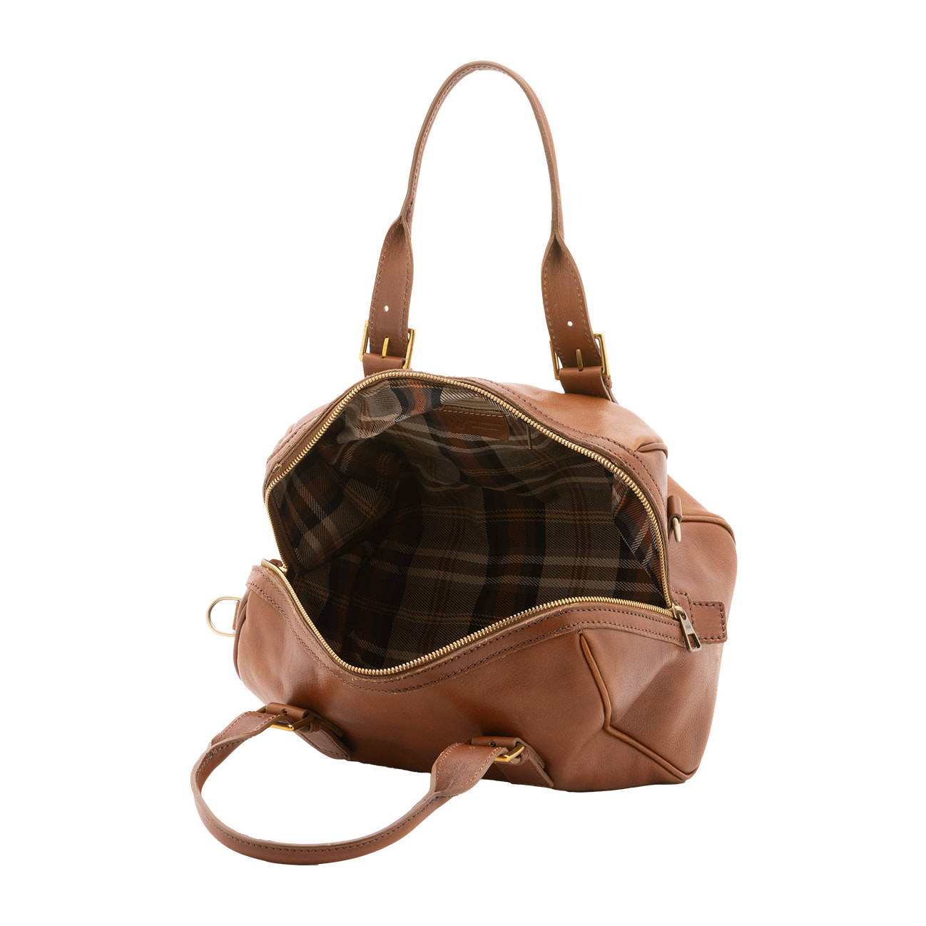 Borsa a bauletto  unisex In Vera pelle Made in Italy 29x27x13 cm