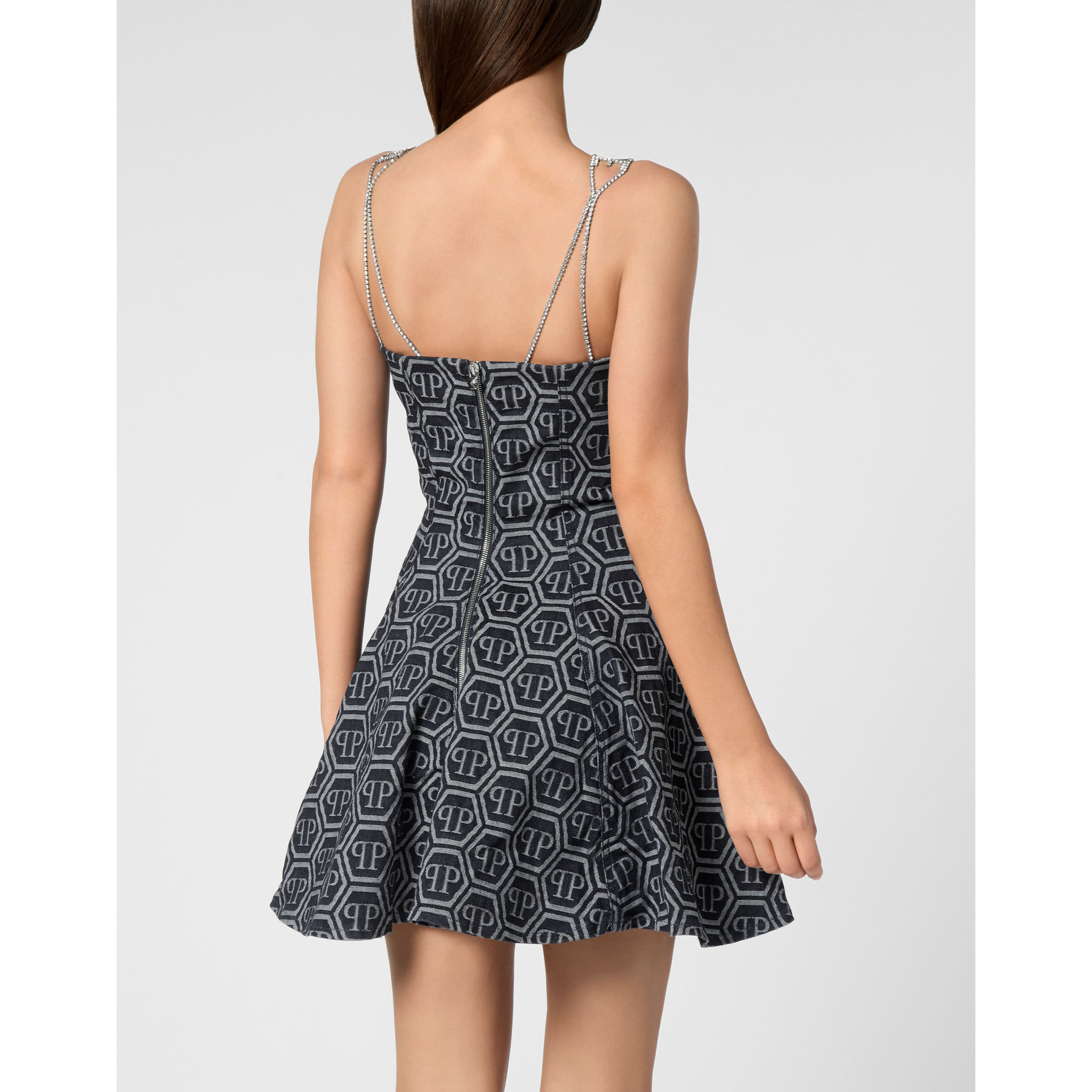 PHILIPP PLEIN Denim Dress MONOGRAM