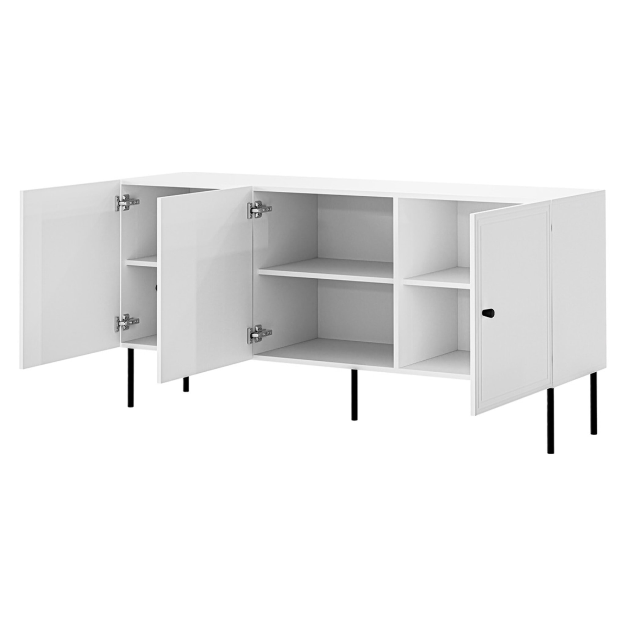 Lavaggi - buffet bas - 3 portes - 150 cm - Blanc