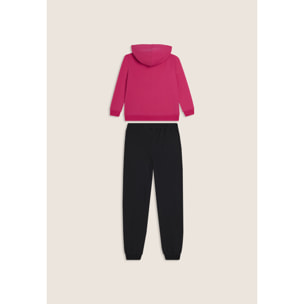 Tuta Junior full-zip con cappuccio e tasche a marsupio
