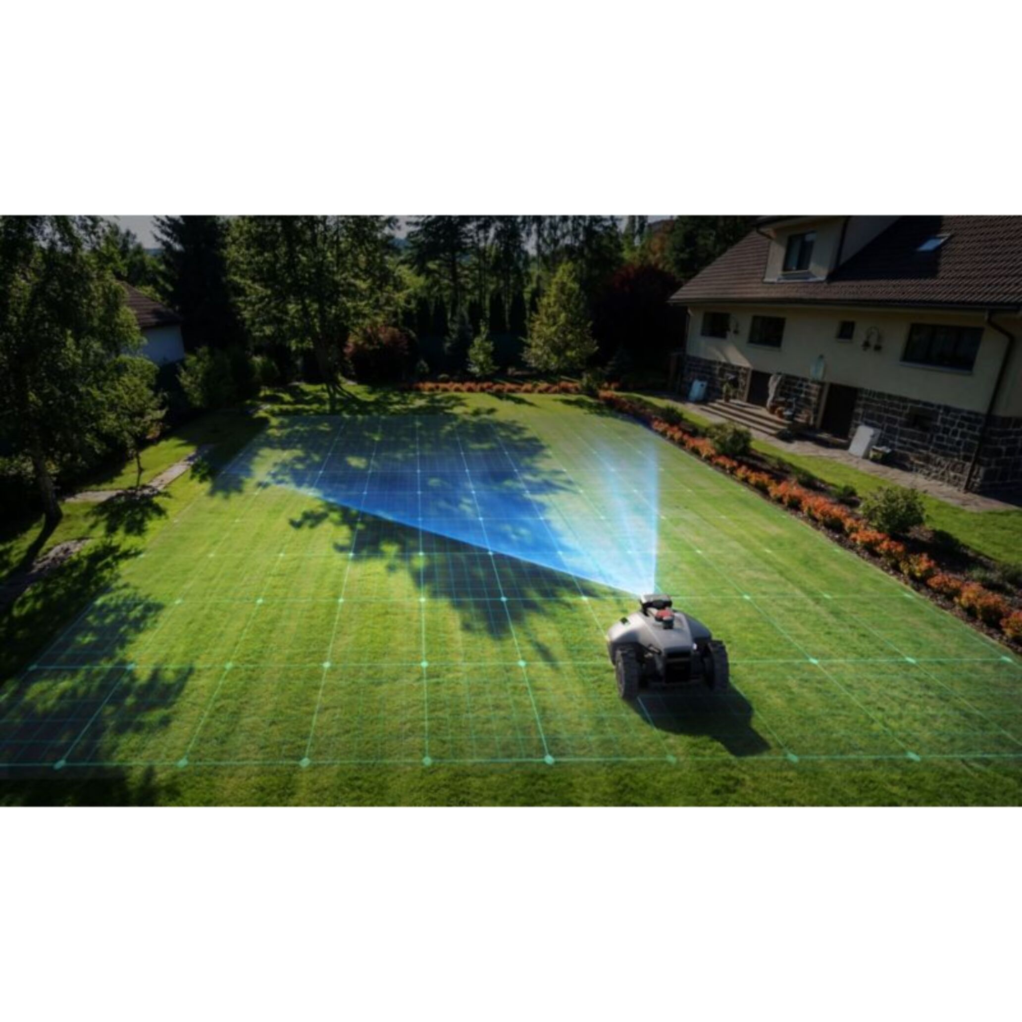 Robot tondeuse MAMMOTION YUKA mini 2 sans fil périphérique, 800 m² de superficie