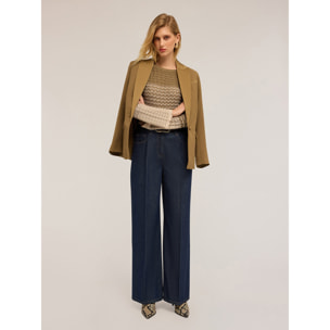 Motivi - Jeans wide leg slouchy misto TENCEL™ - Blu
