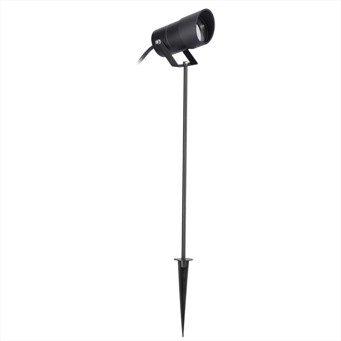 Forlight Ousia baliza negro para bombilla GU10