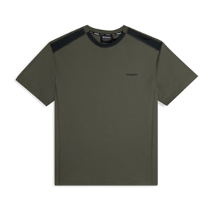 T-shirt con inserti sulle spalle