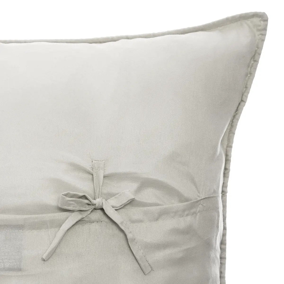 Dessus de lit 2 taies "Dolce" blanc ivoire 260x240cm