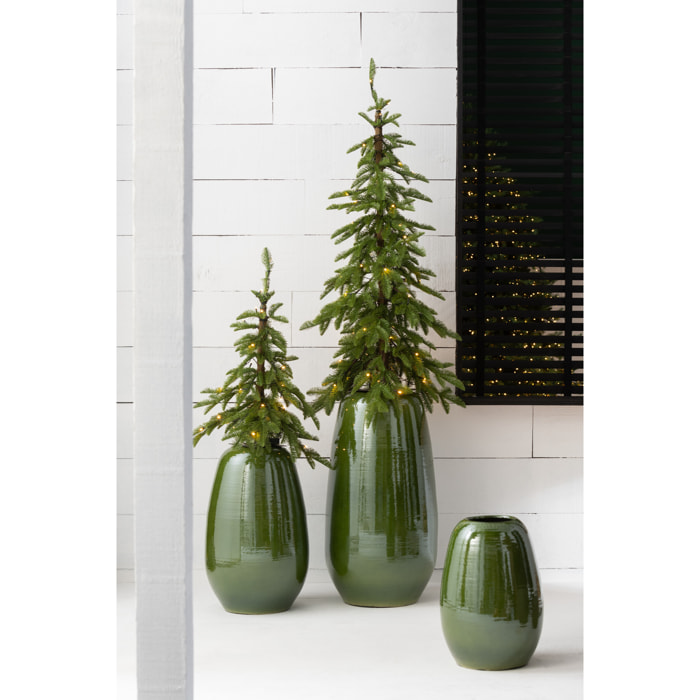 J-Line vase Lola - porcelaine - vert - large