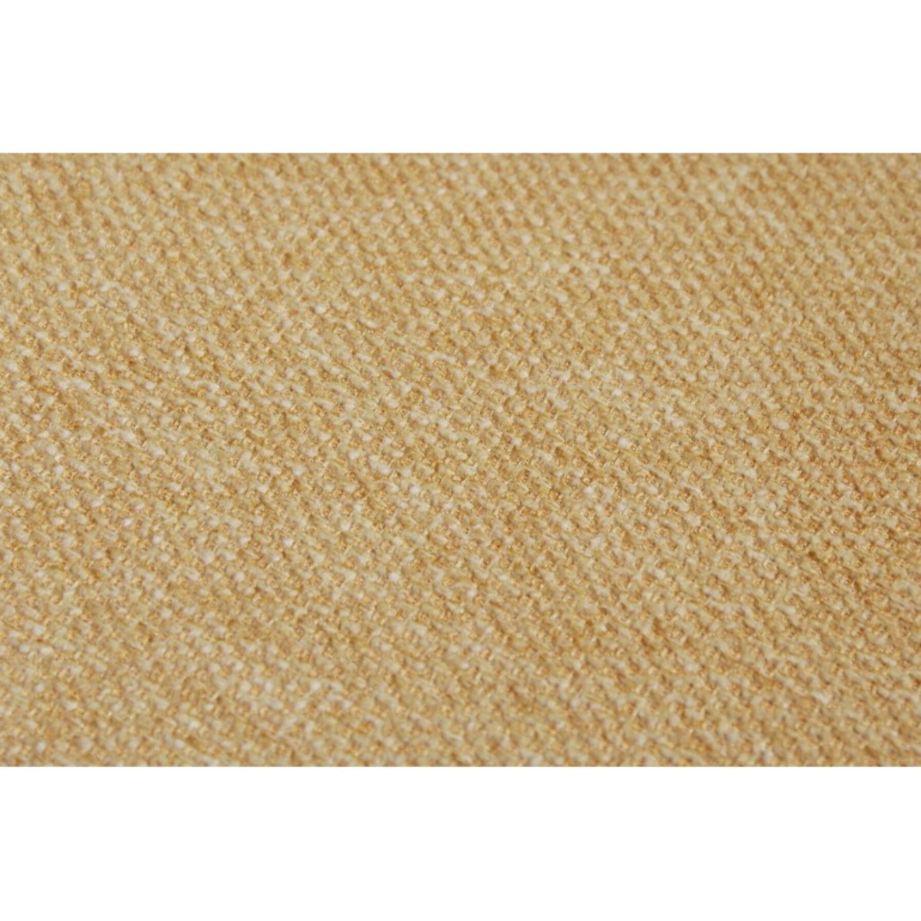 Chaise en tissu chiné, accoudoirs & pieds métal - OLIVER