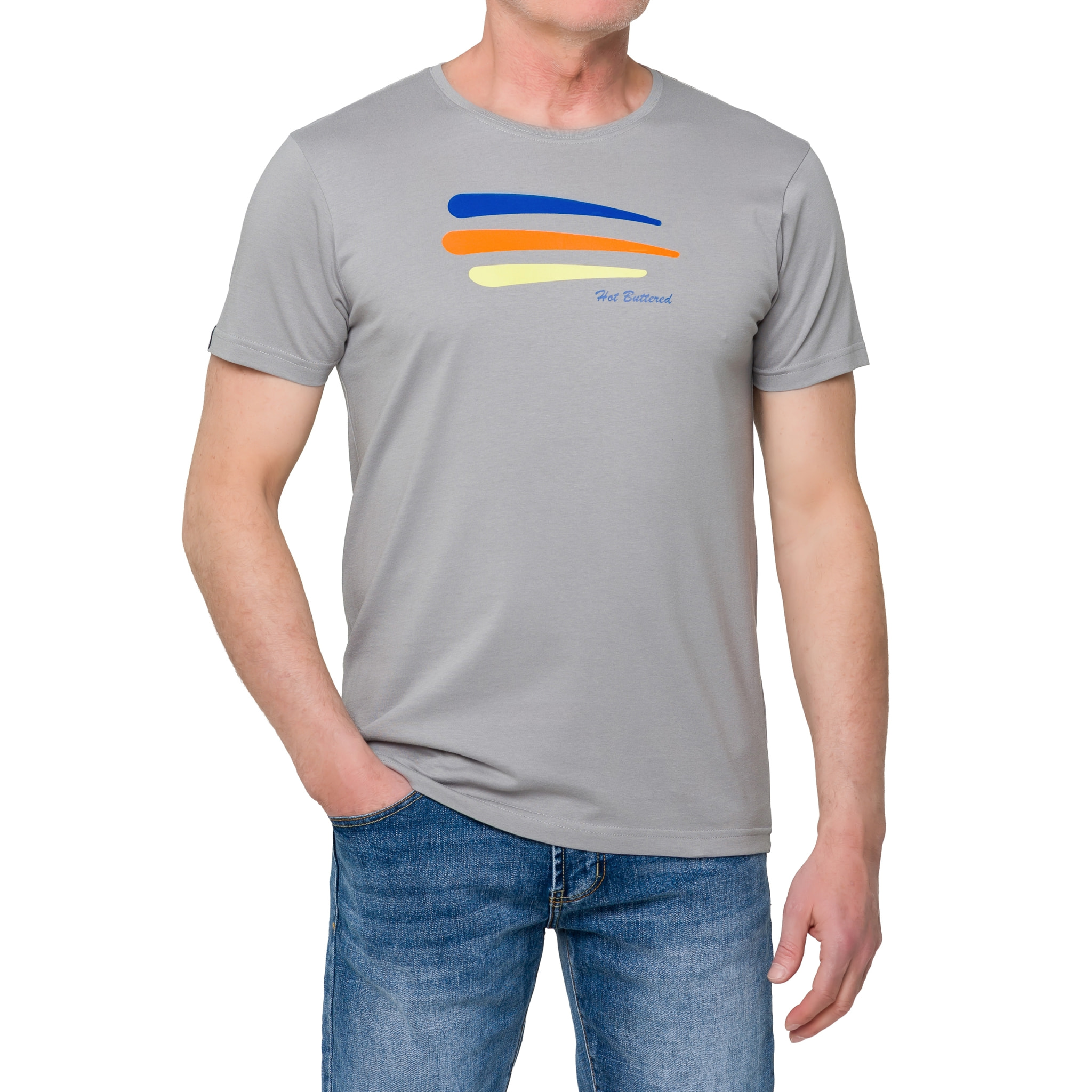 Camiseta de algodón 150 gr Hot Buttered Balian Gris