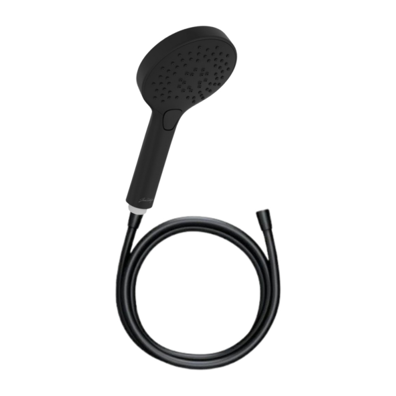 Pommeau de douche Metro 3 jets noir + flexible