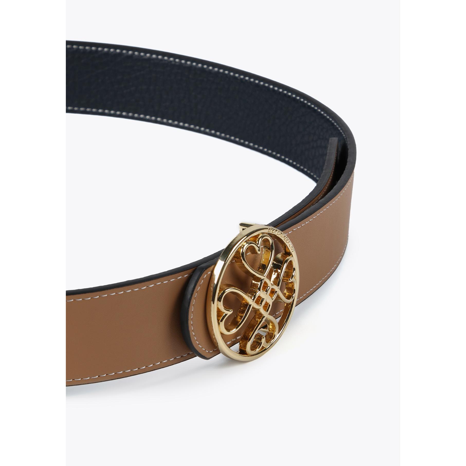 Cintura double face trifoglio cuori