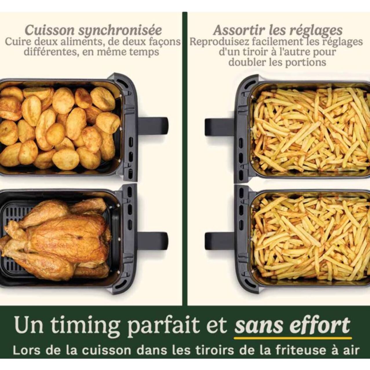 Friteuse sans huile CUISINART Trizone AFT13XSSE