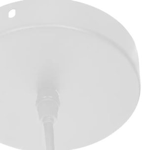 Suspension bouclette Tina blanc D37cm