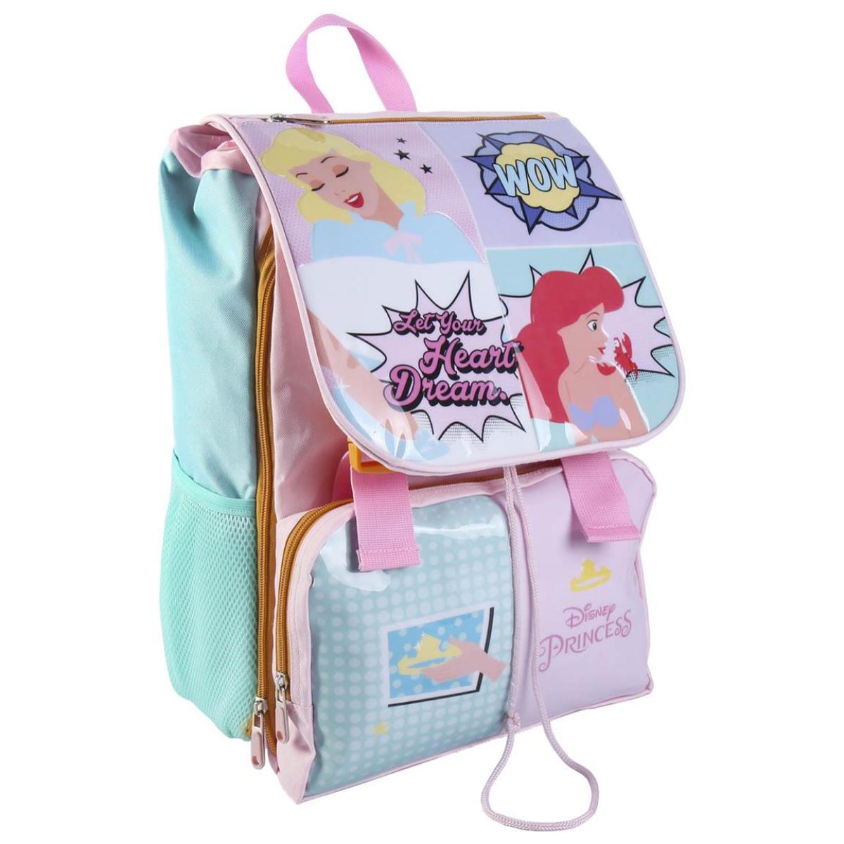 Zaino Scuola estensibile Principesse Disney Acqua Lei Disney Multicolor