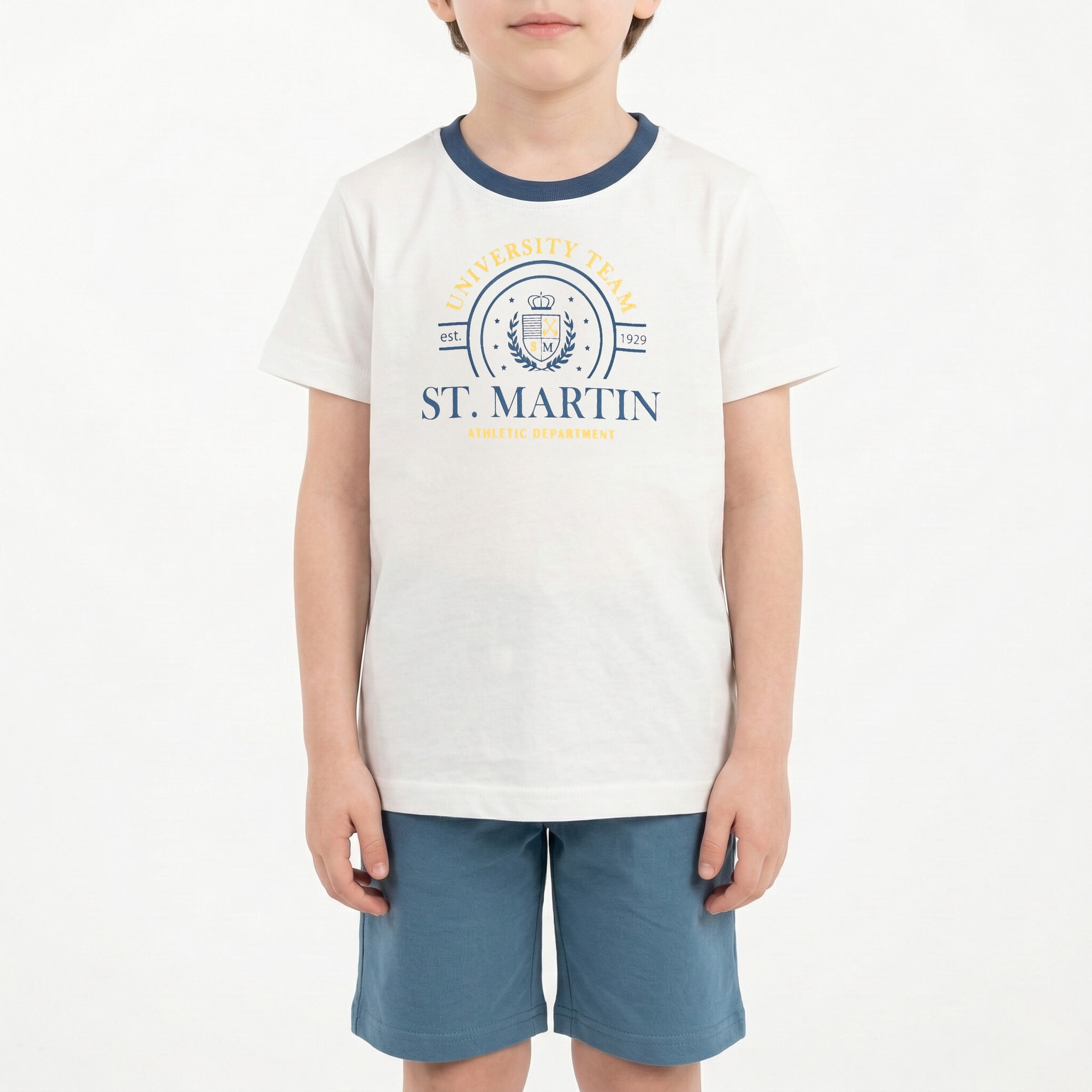 Set t-shirt e bermuda jersey