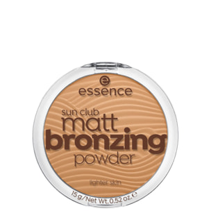 Sun Club Matt Bronzing Powder - Poudre Bronzante Matifiante