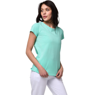 T-shirt a maniche corte da donna Leone Basic
