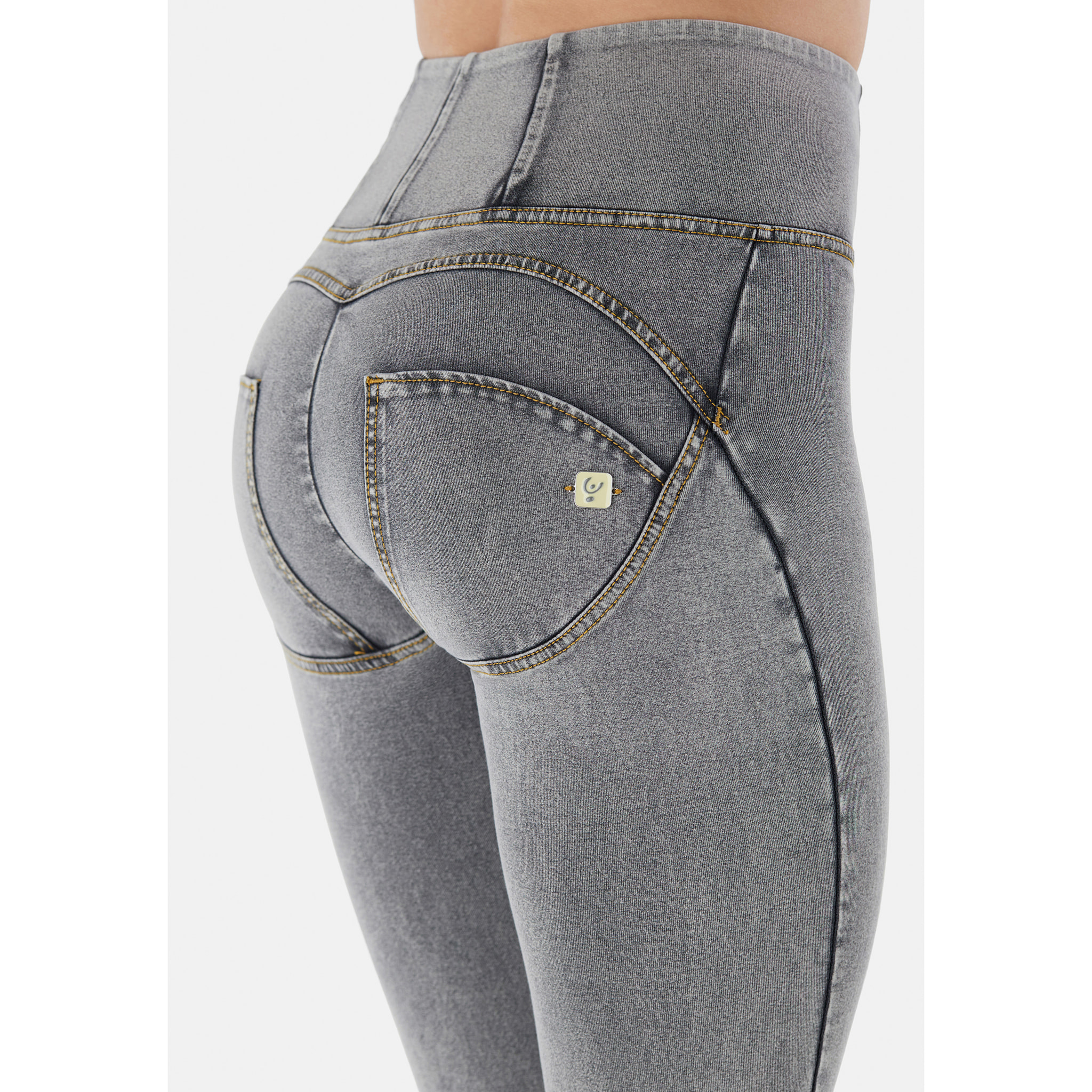 Jeggings push up WR.UP® superskinny vita alta con zip