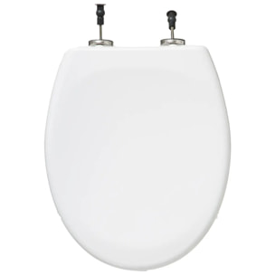 Abattant WC antibactérien blanc