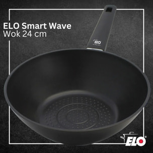Wok 24 cm antiadhésif sans PFAS Elo Smart Wave