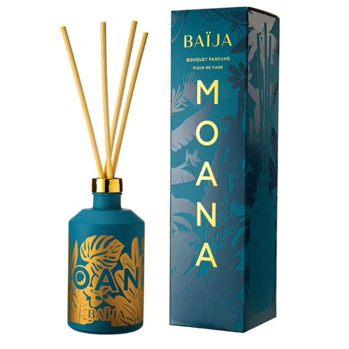 Moana - Bouquet Parfumé 365 ml et 4 brins de rotin