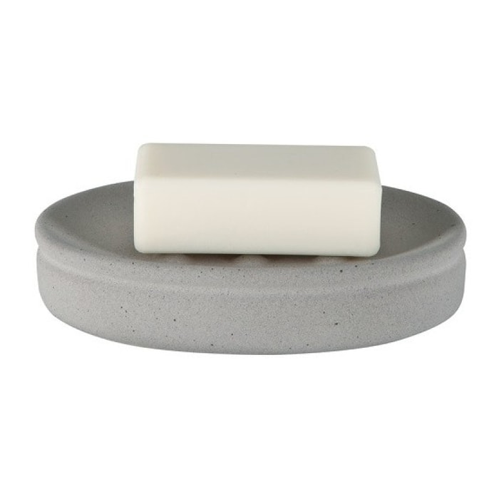 Porte savon Céramique CEMENT Gris Spirella