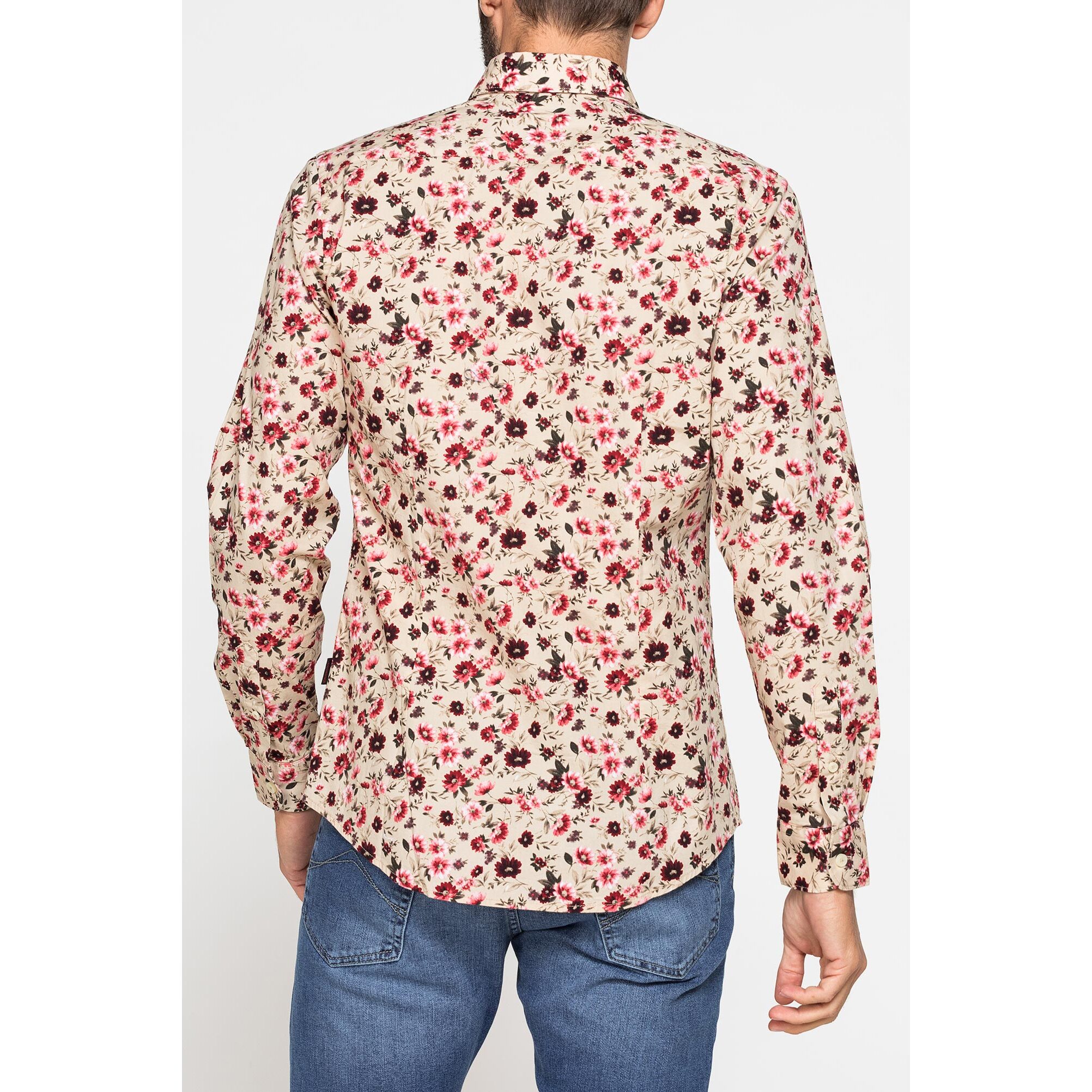 CAMICIA SLIM FIT IN POPELINE STRETCH