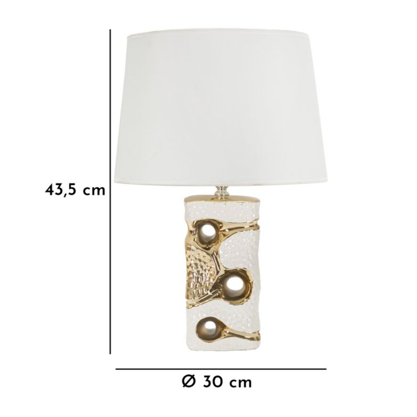 LAMPADA DA TAVOLO FLORIDA CM Ø30X43,5