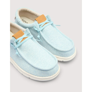 Mocasines Casual Azul Claro - Shia