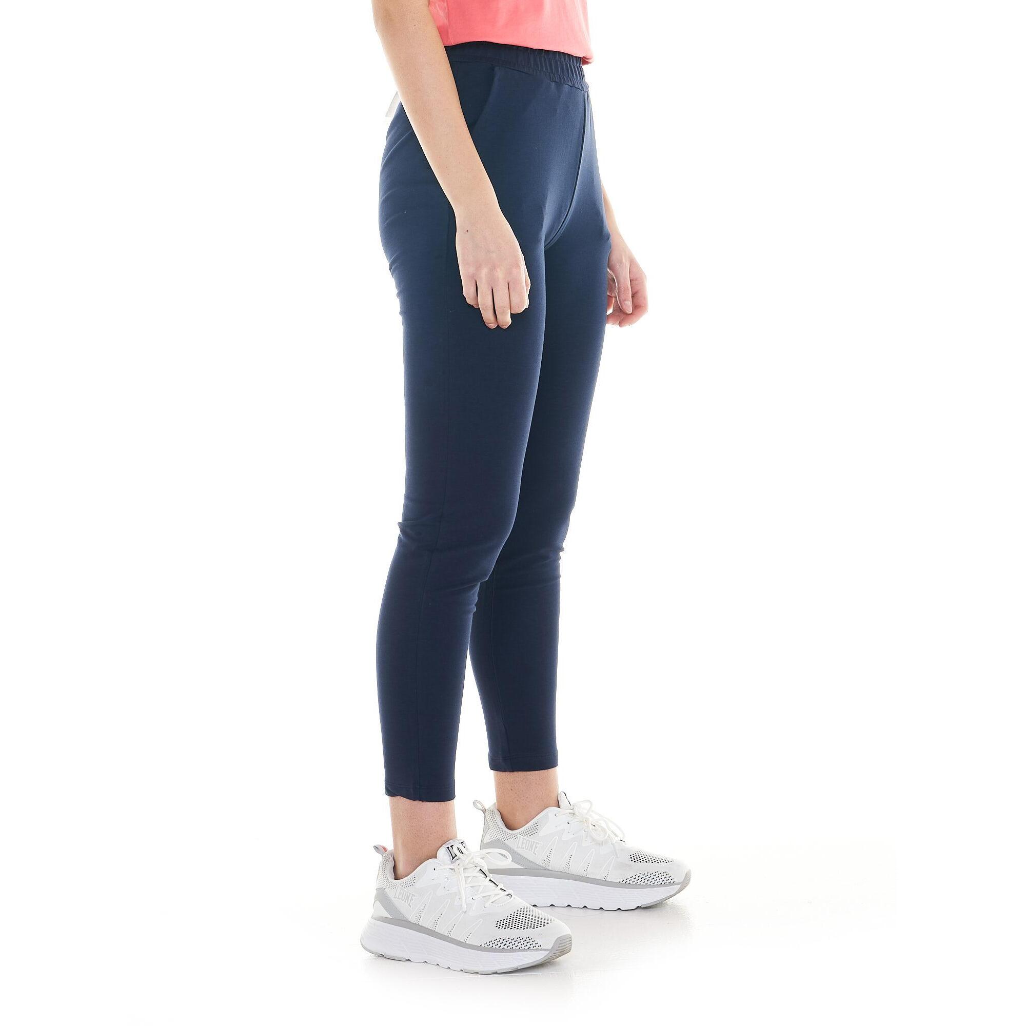 Pantalón de chándal básico con costuras verticales para mujer de Leone