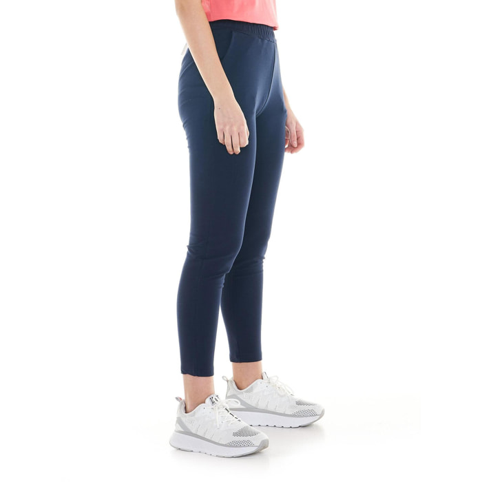 Pantalón de chándal básico con costuras verticales para mujer de Leone