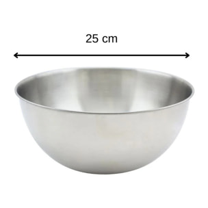 Bol à mixer en inox Fackelmann Basic