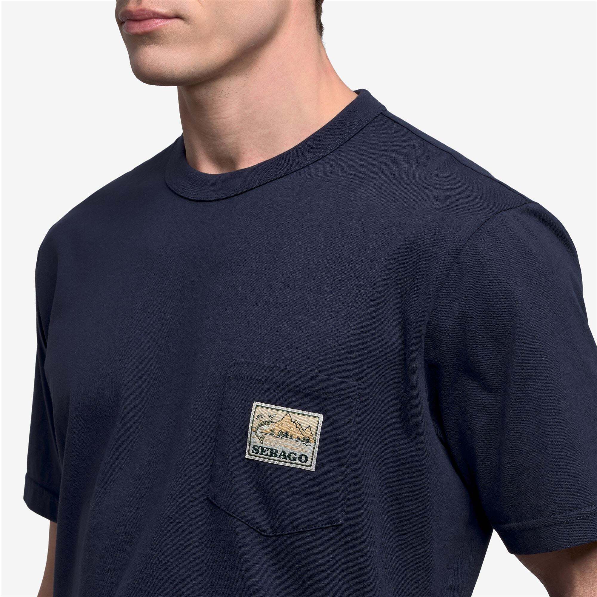 Sebago - T-Shirts & Top Uomo Donna Blu - Unionriver