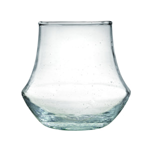 Nour - Juego de 6 vasos de cata de 28 cl en vidrio reciclado soplados a mano