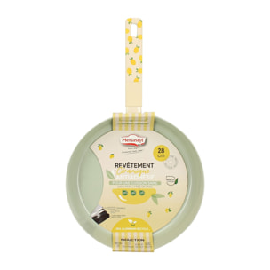 Poêle 28cm en aluminium citron - tous feux CITRON