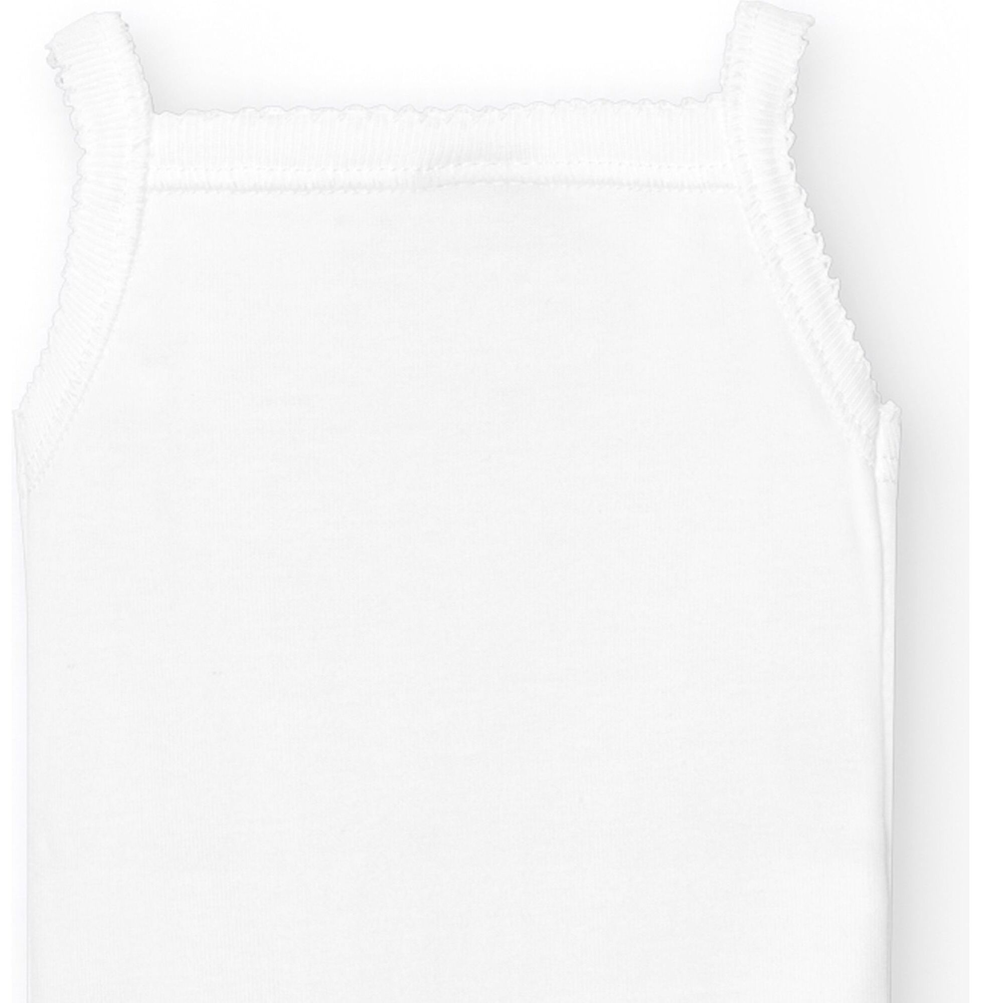 Body bebé tirantes finos volantes niña