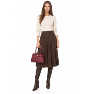 Tote Anna Luchini Bordeaux